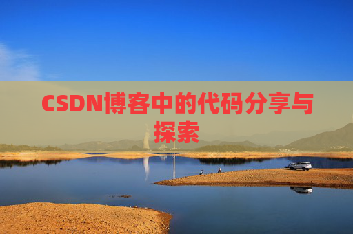 CSDN博客中的代码分享与探索